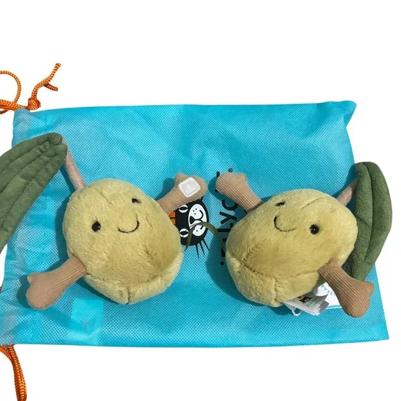 Jellycat Amuseables Olives Green Plush Stuffed Toy A6OLI With Bag NWT BFF Gift - Picture 5 of 6